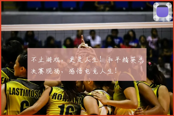 不止游戏,更是人生!和平精英总决赛现场,感悟电竞人生!